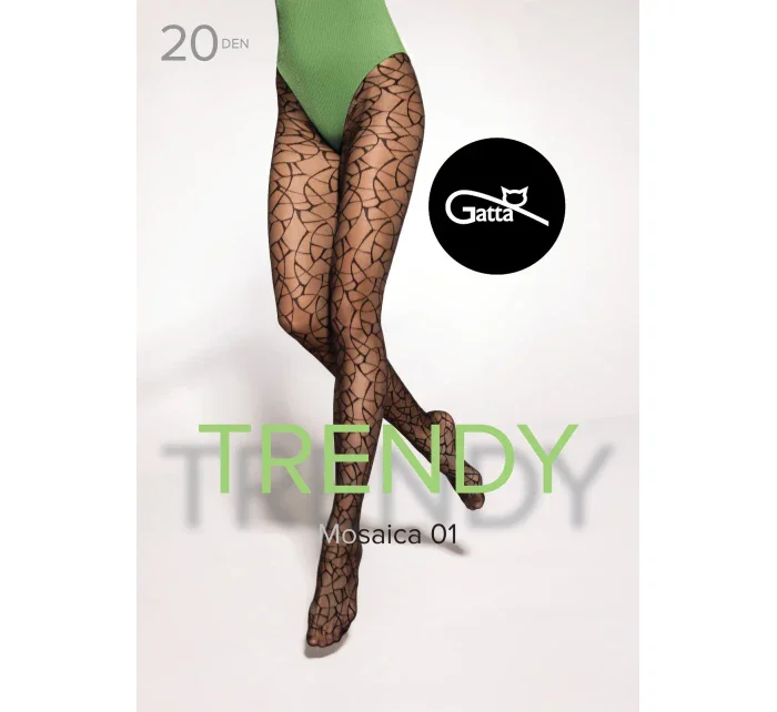 Punčocháče Gatta Mosaica wz.01 20 den 2-4 Punčocháče Gatta Mosaica wz.01 20 den 2-4