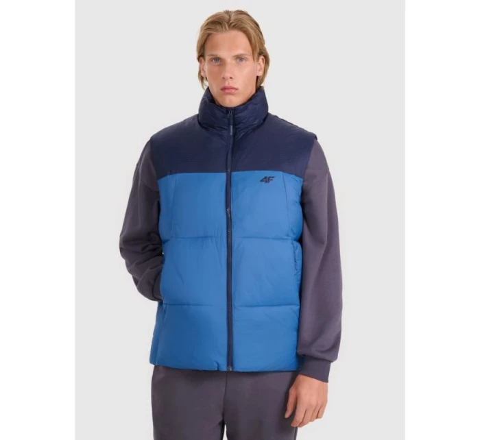 Pánské péřové tričko bez rukávů se syntetickou výplní 4F 4FWAW25TVJAM229-030S