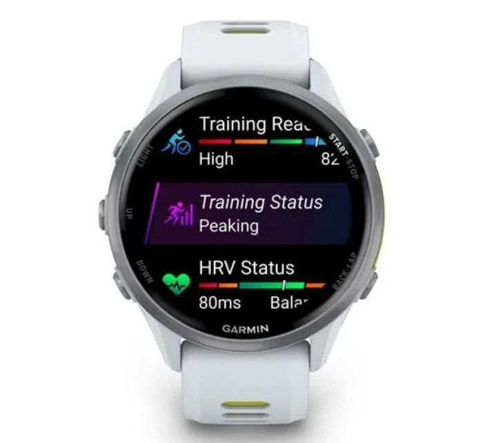 Sportovní hodinky Garmin Forerunner 970 Whitestone/Amp Yellow Sportovní hodinky Garmin Forerunner 970 Whitestone/Amp Yellow