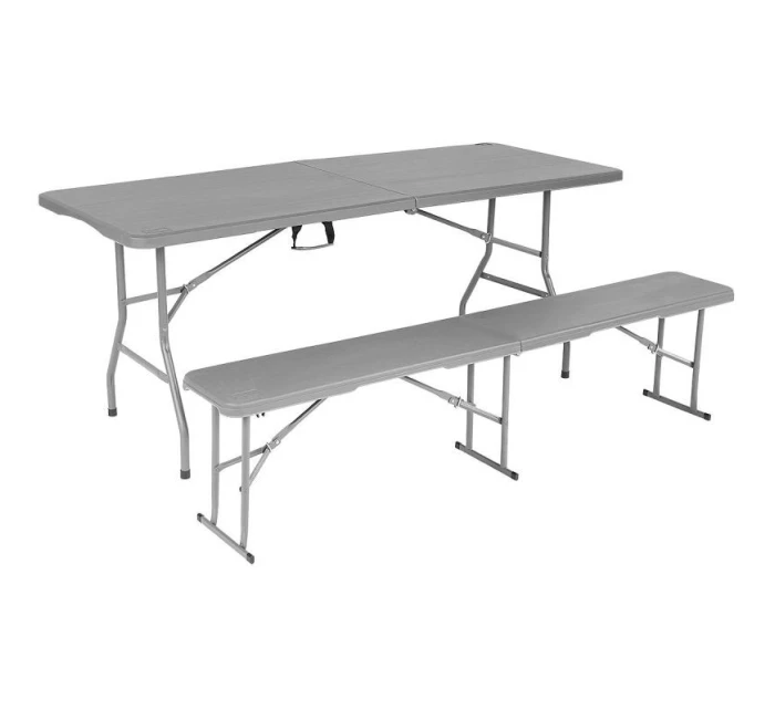 CATERINGOVÁ LAVICE SKLÁDACÍ 183X28X43CM ŠEDÁ