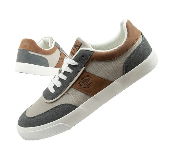 sportovní boty pánské tenisky módní pohodlné model 22054509 šedé - Lee Cooper