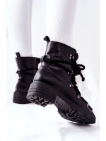 Kožené boty Trapper Lewski Světle černé model 21569643 - Boto