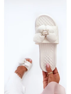 Dámské šedé sandály s ozdobou na nízké platformě Cedrella