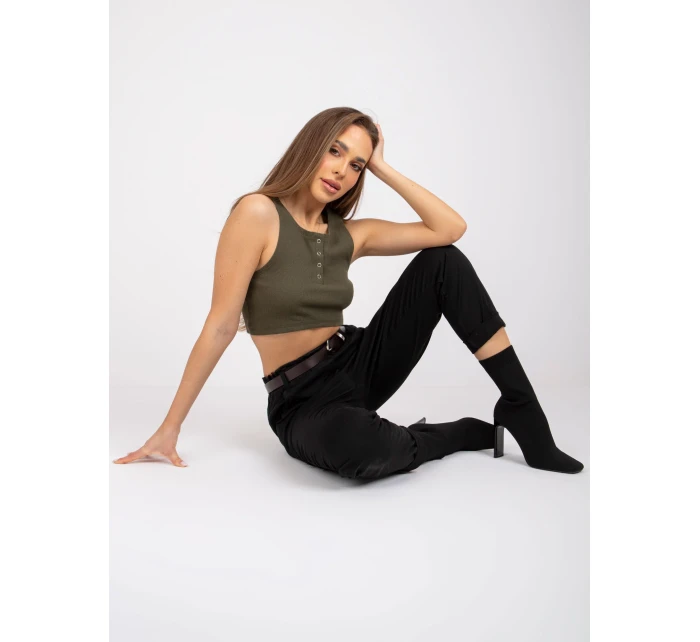 Spodnie DHJ SP model 20961798 czarny - FPrice Spodnie DHJ SP model 20961798 czarny - FPrice