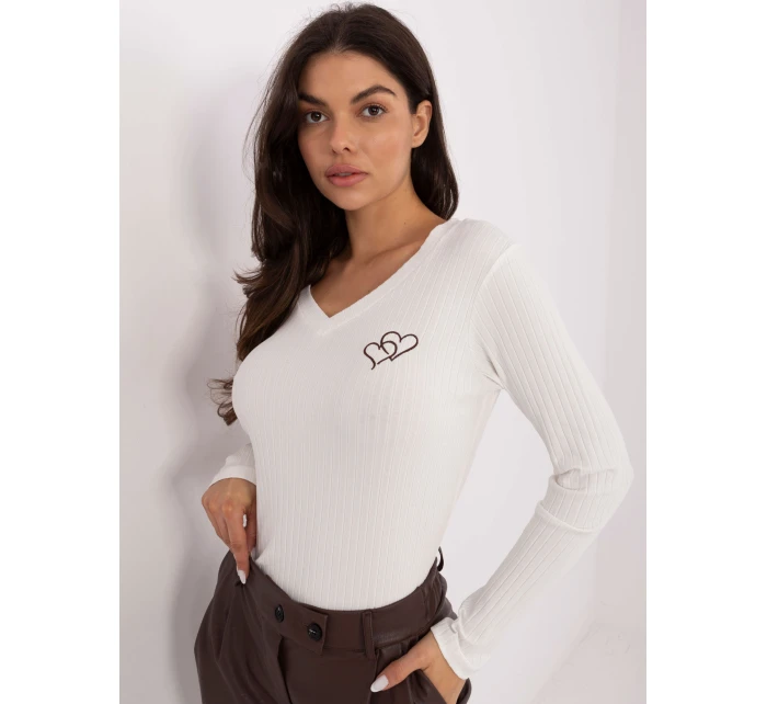 Bluzka RV BZ model 21749925 ecru - FPrice Bluzka RV BZ model 21749925 ecru - FPrice