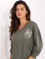 Halenka RV BZ A891.21P khaki barva Halenka RV BZ A891.21P khaki barva