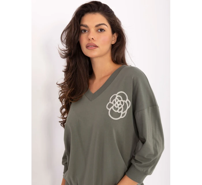 Halenka RV BZ A891.21P khaki barva Halenka RV BZ A891.21P khaki barva