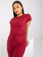 Tričko RV TS 4623.42 bordó