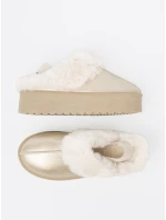 Luxusní zlaté sněhule dámské platforma Luxusní zlaté sněhule dámské platforma