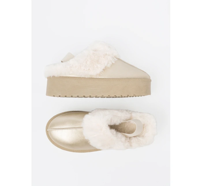 Luxusní zlaté sněhule dámské platforma Luxusní zlaté sněhule dámské platforma