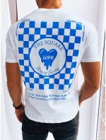 Pánské bílé tričko s potiskem Dstreet RX5193