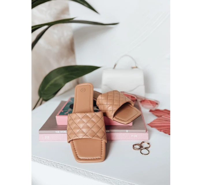 Dámské žabky SATELIVA beige FashionStreet ZY0972