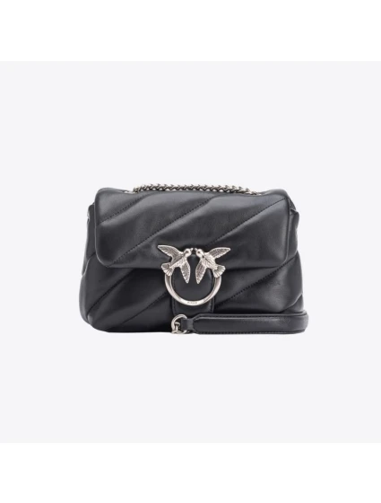 Pinko LOVE PUFF MINI CL kožená kabelka 100039 A0F2 černá (100039 A0F2 Z99O) Pinko LOVE PUFF MINI CL kožená kabelka 100039 A0F2 černá (100039 A0F2 Z99O)