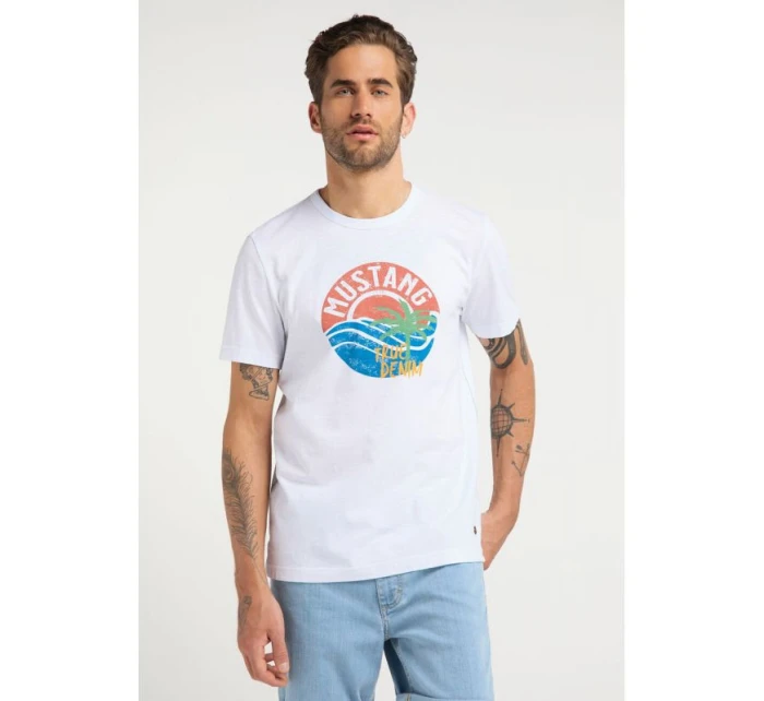 Tričko s logem Mustang Alex M 1009534 2045 Tričko s logem Mustang Alex M 1009534 2045