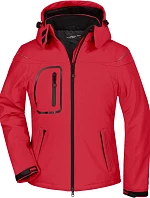 Daiber JN 1001 Dámská 3-vrstvá zimní softshellová bunda 02.1001 red