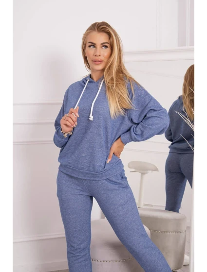 Džínová mikina s kapucí v model 18749102 - K-Fashion