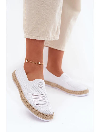 Dámské espadrilky model 22067174 Bílé - VINCEZA
