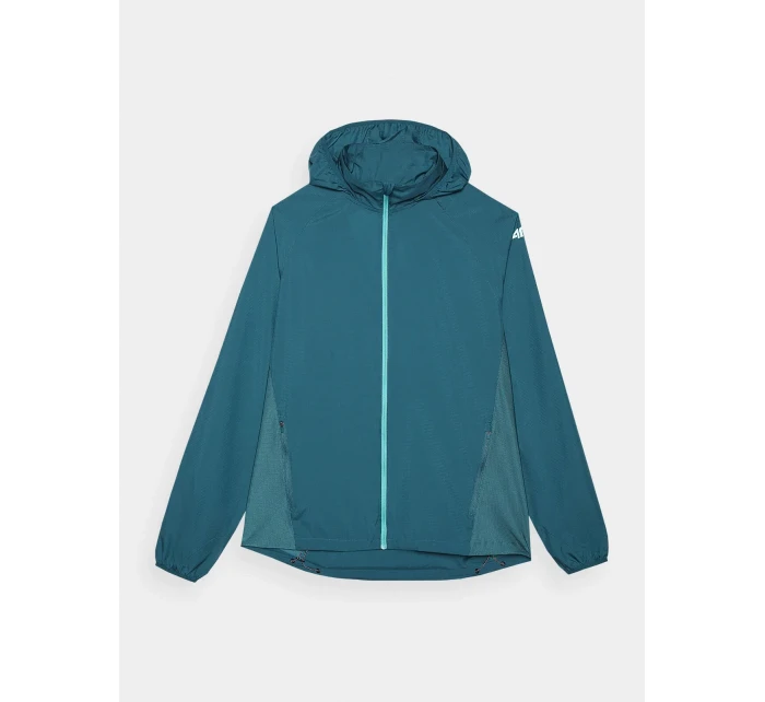 Pánská běžecká bunda Ultralight 4F - mořská zelená Pánská běžecká bunda Ultralight 4F - mořská zelená