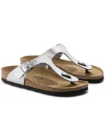 Dámské žabky Gizeh silver regular wide dámské model 22213832 - Birkenstock Dámské žabky Gizeh silver regular wide dámské model 22213832 - Birkenstock