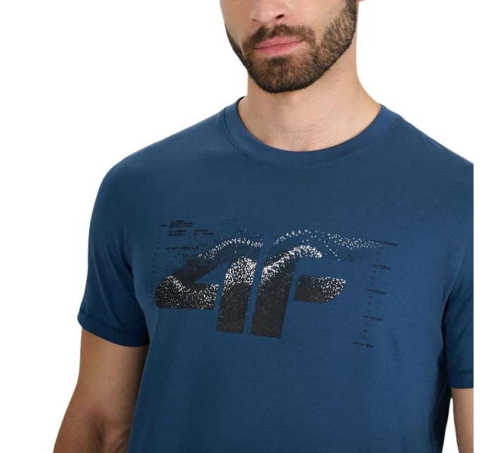 Pánské tričko 4F M2359 sea green 4FWAW25TTSHM2359 46S pánské