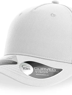 5 panelová baseballová kšiltovka white model 22479011 - Atlantis Headwear