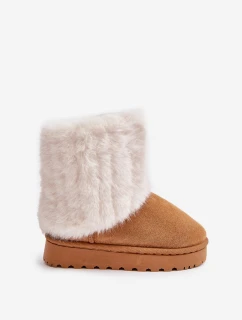 Dětské Sněhule S Kožíškem Camel Crisie