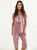 Piżama DU PI FP model 22084232 ciemny różowy - FPrice