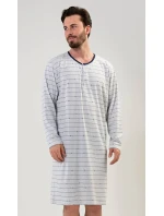 Pánská noční košile s dlouhým rukávem model 17774765 - Gazzaz