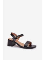 Sandály na podpatku  model 225113 Step in style