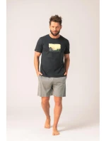 Pánské pyžamo Key MNS 637 B26 cr/r 3XL-4XL