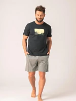 Pánské pyžamo Key MNS 637 A26 cr/r 3XL-4XL