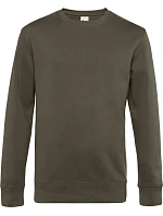 B&C KING Crew Neck_° Pánská mikina 01.U01K khaki