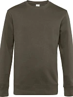 B&C KING Crew Neck_° Pánská mikina 01.U01K khaki