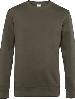 B&C KING Crew Neck_° Pánská mikina 01.U01K khaki