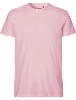 Neutral O 61001 Pánské tričko z bio bavlny 77.6101 light pink