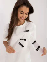 Bluzka LK BZ ecru model 20470283 - FPrice Bluzka LK BZ ecru model 20470283 - FPrice