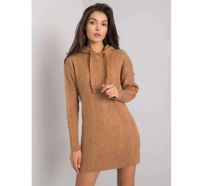 Dámské šaty s kapucí 7099 - RUE PARIS