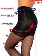 Punčochové kalhoty PUSH-UP 40 - MONA