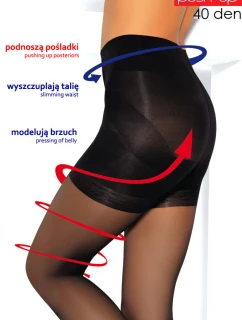 Punčochové kalhoty PUSH-UP 40 - MONA