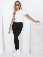 Dámské úzké džíny černé FashionStreet UY2756
