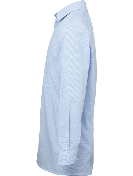 PR 220 Popelínová kostkovaná košile s dl. rukávem model 22476874 light blue/white - Premier PR 220 Popelínová kostkovaná košile s dl. rukávem model 22476874 light blue/white - Premier