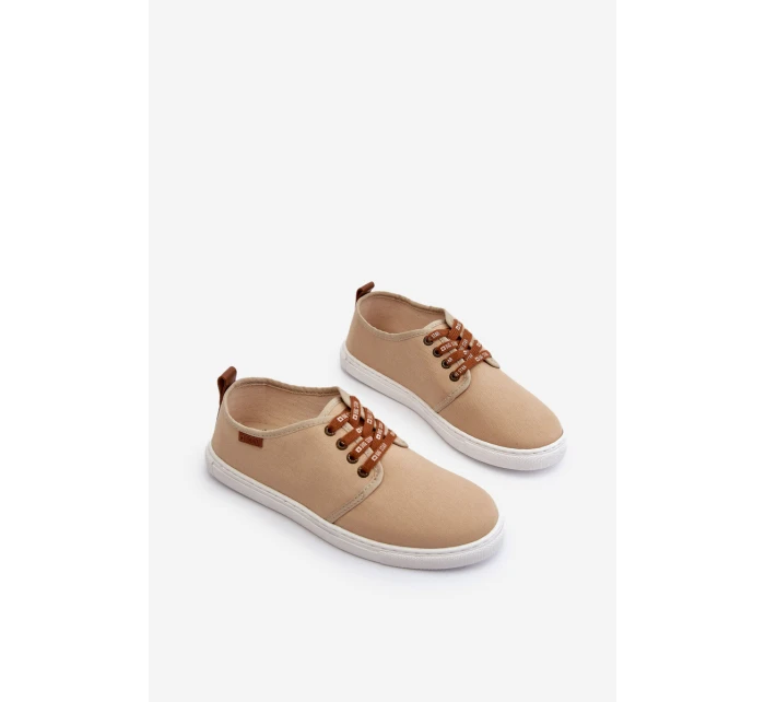 Pánské tenisky Big Star NN176001 Memory Foam System Beige Pánské tenisky Big Star NN176001 Memory Foam System Beige