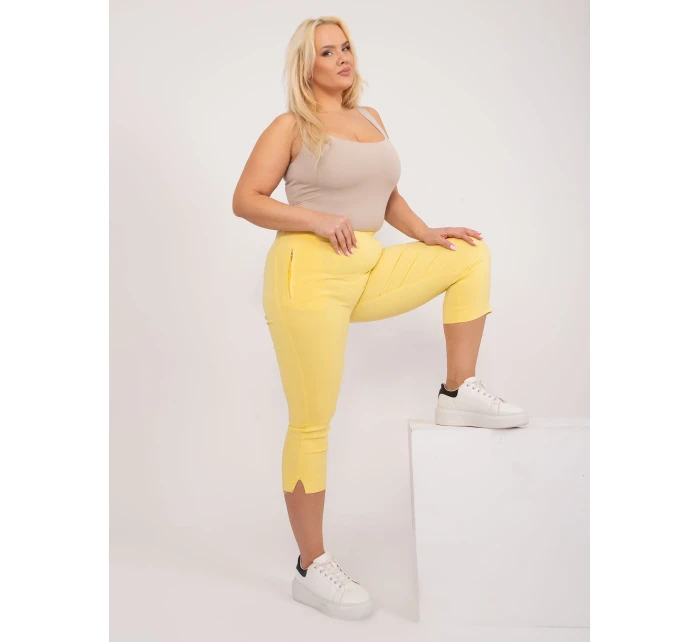 AT SP 1863 kalhoty.37 světle žlutá