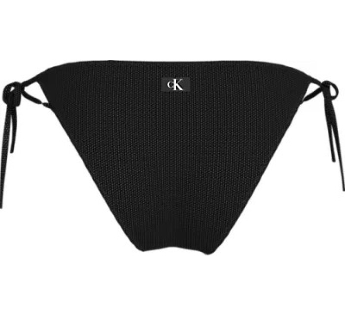 Dámské plavky Spodní díl plavek STRING SIDE TIE BIKINI KW0KW02627BEH - Calvin Klein