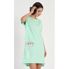 Dámská noční košile s krátkým rukávem Matylda Dámská noční košile s krátkým rukávem Matylda