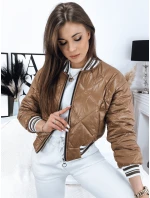 Dámská bunda BOMBER camel FashionStreet TY3431