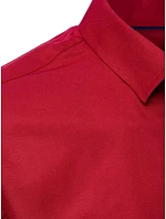 Pánská elegantní vínová košile FashionStreet DX2431 Pánská elegantní vínová košile FashionStreet DX2431