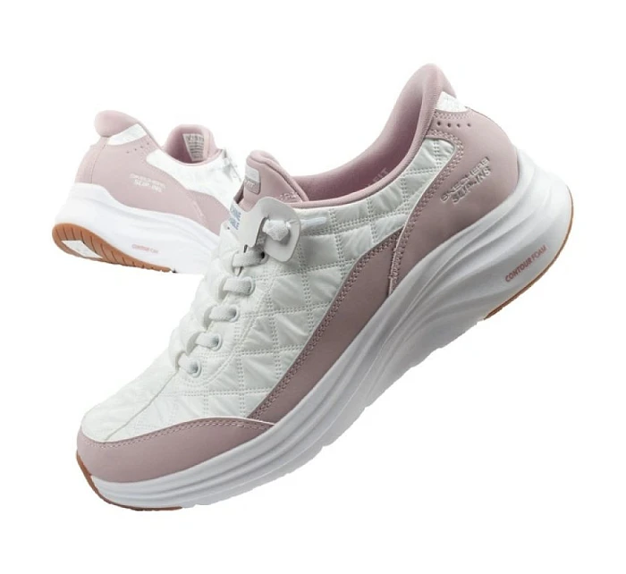 Dámská sportovní obuv Skechers Contour Foam white SLIP-INS comfortable dámské