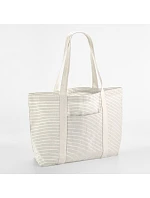 Westford Mill W 255 Nákupní taška pruhovaná z bio bavlny 50.0255 grey stripe Westford Mill W 255 Nákupní taška pruhovaná z bio bavlny 50.0255 grey stripe