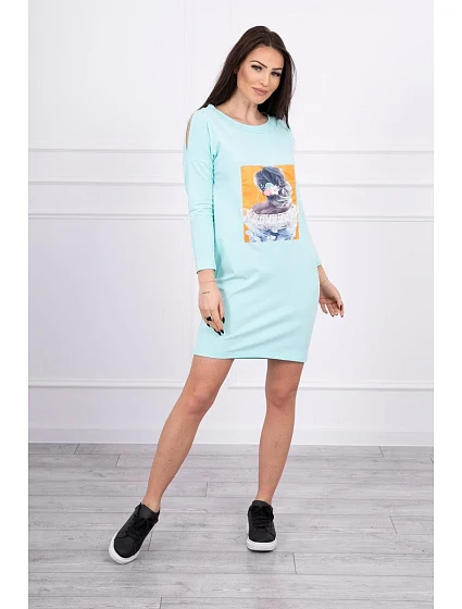 Šaty s 3D mátová model 18744126 - K-Fashion